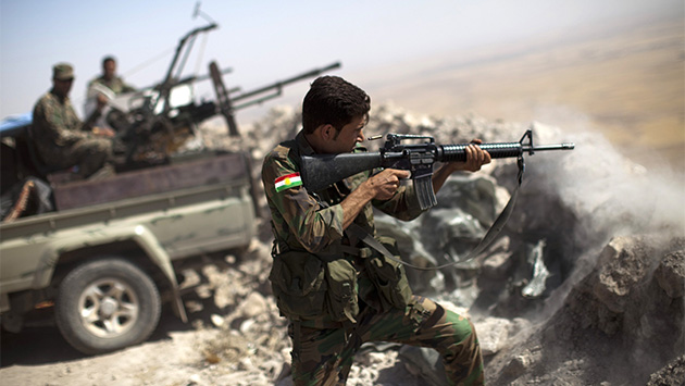 Los peshmerga aprovechan el caos