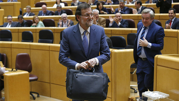 Rajoy amenaza con utilizar el Senado para bloquear leyes